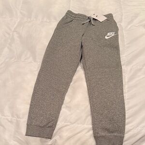 Nike Kids Heather Gray Joggers